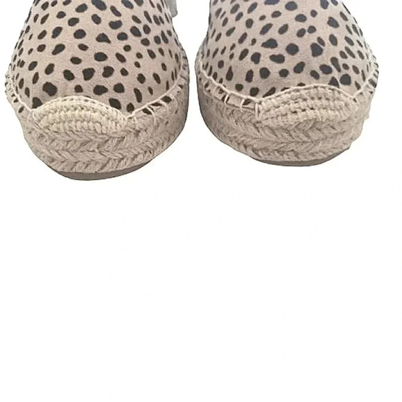Leopard Print 7.5 Wedge Animal Print Espadrilles - Picture 6 of 8